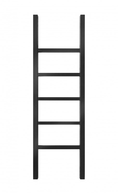 Полотенцесушитель водяной Genesis-Aqua Bianco 140x53 см черный GA-61001