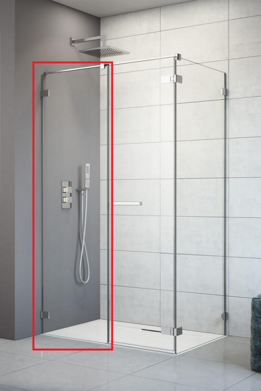 Неподвижный элемент душевой двери Radaway Arta KDS II 61.5х200 см хром плюс/прозрачное стекло 1386106-03-01
