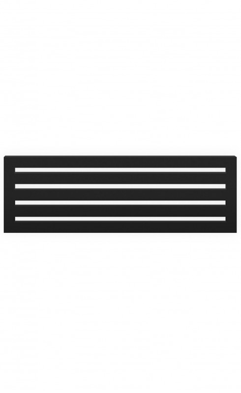 Радіатор опалення Genesis-Aqua Feneli 60х140 см нержавіюча сталь чорний GA-201001