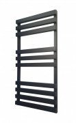 Электрический полотенцесушитель Genesis-Aqua Alpina 120х53 см черный GA-4106