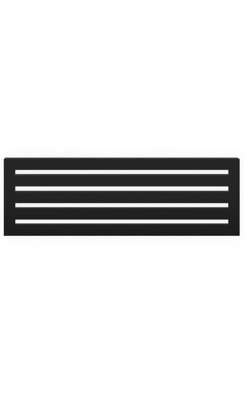 Радіатор опалення Genesis-Aqua Feneli 60х140 см нержавіюча сталь чорний GA-201001