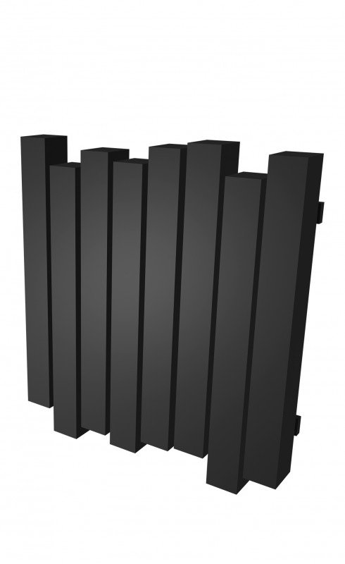 Радиатор отопления Genesis-Aqua Wave 60х80 см нержавеющая сталь черный GA-205001