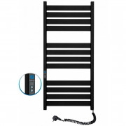 Электрический полотенцесушитель Navin Largo 500х1200 Digital правый окрашенная сталь черный муар 12-244052-5012