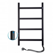 Электрический полотенцесушитель Navin Nordic 500х800 Digital правый окрашенная сталь черный муар 12-241052-5080