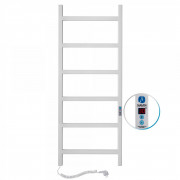 Электрический полотенцесушитель Navin Nordic 500х1200 Digital правый окрашенная сталь белый бархат 12-841152-5012