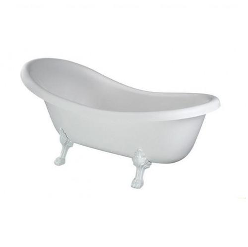 Ванна із штучного каменю Fancy Marble Lady Hamilton 175х80,5 см білий матовий 80174503