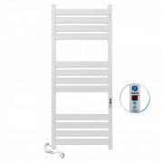 Электрический полотенцесушитель Navin Largo 500х1200 Digital левый окрашенная сталь белый бархат 12-844152-5012