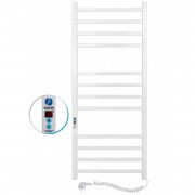 Рушникосушарка електрична NAVIN Loft 500х1200 Digital права пофарбована сталь білий 12-143052-5012