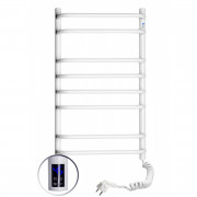 Электрический полотенцесушитель Navin Симфония 480х800 правый сенсор с таймером окрашенная сталь белый 12-009033-4880