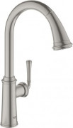 Смеситель для кухни Grohe Gloucester однорычажный с выдвижной лейкой суперсталь 30422DC0
