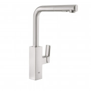 Смеситель для кухни Grohe Tallinn однорычажный с выдвижной лейкой суперсталь 30420DC0