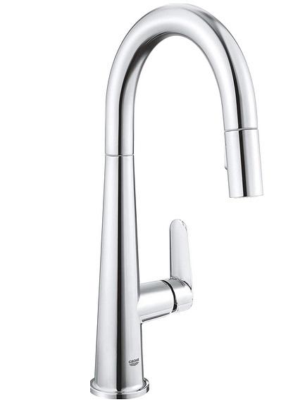 Змішувач для кухні Grohe Veletto з висувною лійкою хром 30419000
