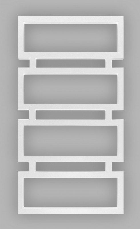 Электрический полотенцесушитель Genesis-Aqua Quattro 100х53 см нержавеющая сталь белый GA-10052