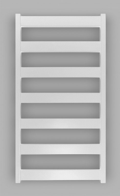 Полотенцесушитель водяной Genesis-Aqua Bull 100x53 см нержавеющая сталь белый GA-30021