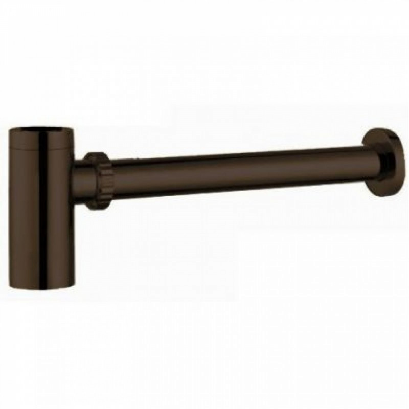 Сифон для раковини Kraus латунь темний шоколад  PT-50ORB