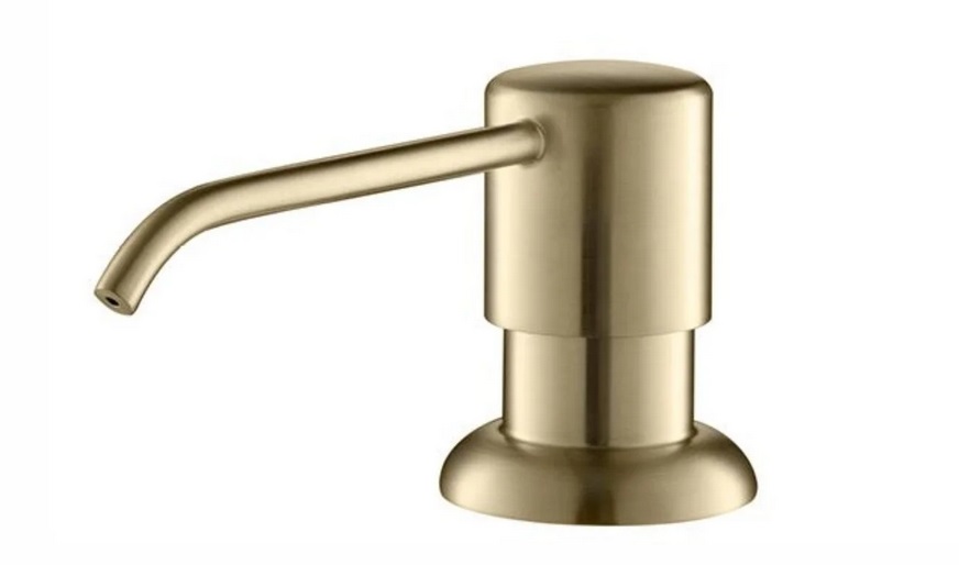 Диспенсер для жидкого мыла Kraus 500 мл матовое золото KSD-53BG