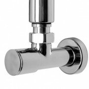 Кран для полотенцесушителя угловой NAVIN 1/2х1/2 удлиненный латунь хром 2 шт. 21-030430-5101