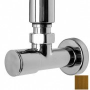 Кран для полотенцесушителя угловой NAVIN 1/2х1/2 удлиненный латунь античная бронза 2 шт. 21-530430-5101