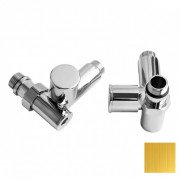 Кран для полотенцесушителя угловой под тэн NAVIN 1/2х1/2 латунь золото 2 шт. 21-432430-2044