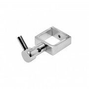 Крючок Navin для полотенцесушителя с разъемным кольцом Квадро нержавеющая сталь хром 20-035150-3006