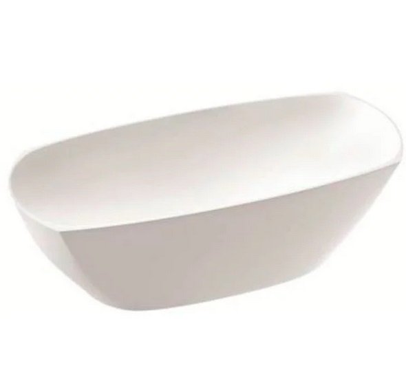 Ванна из искусственного камня Fancy Marble Albert 174,2х77,7 см белый матовый 10175103