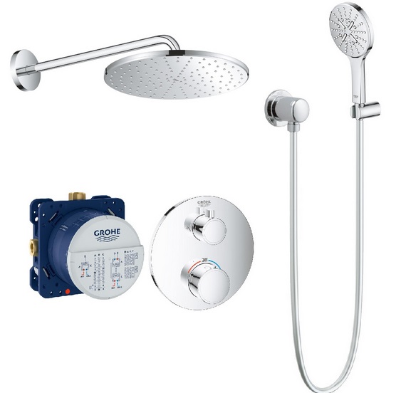 Душева система прихованого монтажу Grohe Grohtherm з Rainshower Mono 310 хром UA26406SC0