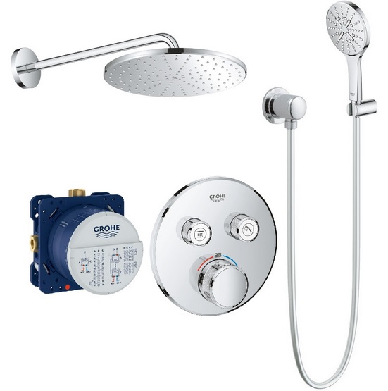 Душевая система скрытого монтажа Grohe Grohtherm Smartcontrol с Rainshower Mono 310 хром UA26406SC1