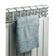 Рушникотримач для радіатора NAVIN 420 мм нержавіюча сталь/пластик 20-036001-0420