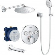 Душова система прихованого монтажу Grohe Grohtherm SmartControl хром UA26406SC2