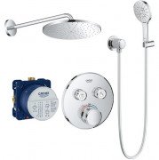 Душова система прихованого монтажу Grohe Grohtherm Smartcontrol з Rainshower Mono 310 хром UA26406SC1