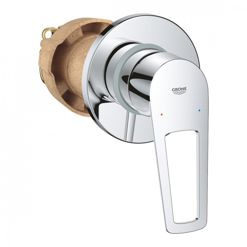 Змішувач для душу прихованого монтажу Grohe BauLoop New одноважільний хром 29042001