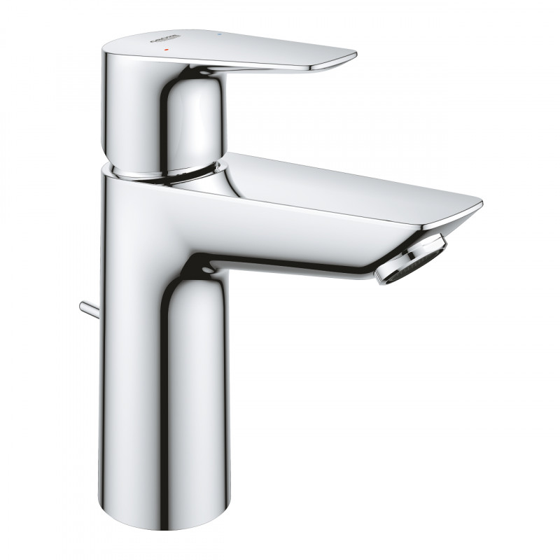 Змішувач для раковини Grohe BauEdge з донним клапаном хром 23758001