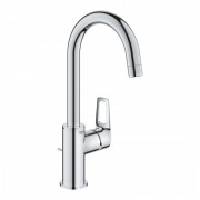 Смеситель для раковины Grohe BauLoop с донным клапаном хром 23763001