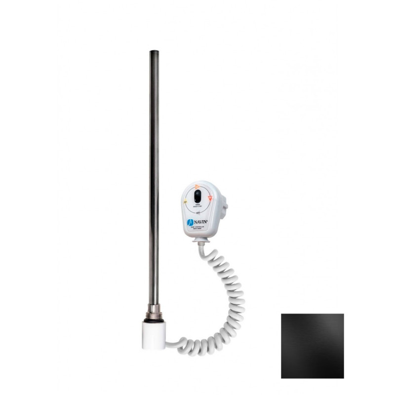 ТЭН для полотенцесушителя NAVIN Basic 300W с таймером черный 20-627031-3030