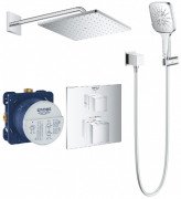 Душевая система скрытого монтажа Grohe Grohtherm Cube с Rainshower Mono 310 Cube хром UA26405SC0
