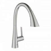 Змішувач для кухні Grohe Zedra з висувною лійкою суперсталь 32294DC2
