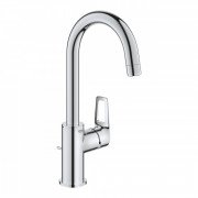 Смеситель для раковины Grohe BauLoop с донным клапаном хром 23763001