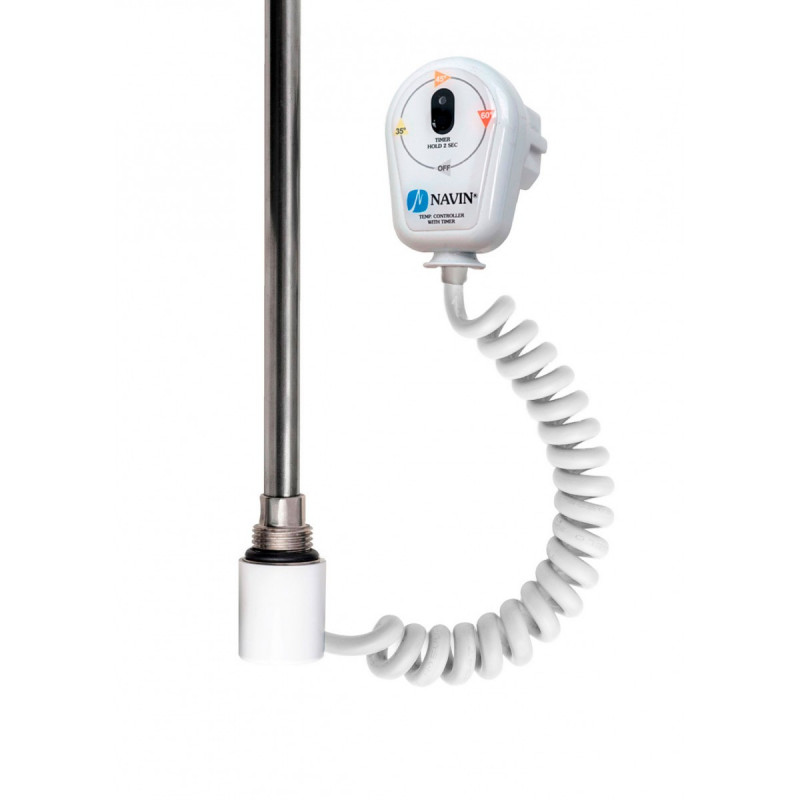 ТЭН для полотенцесушителя NAVIN Basic 300W с таймером белый 20-127031-3030