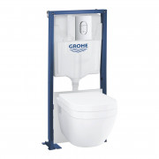 Комплект инсталляции Grohe Solido 5в1 с унитазом Euro Ceramic Rimless Soft close 39697000