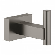 Гачок для ванної Grohe Essentials Cube темний одинарний графіт матовий 40511AL1
