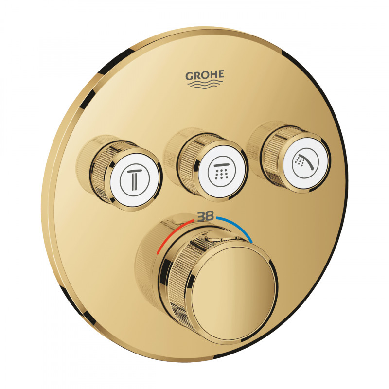 Термостат для душу прихованого монтажу Grohe Grohtherm SmartControl холодний світанок 29121GL0