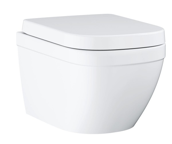 Унитаз подвесной Grohe Euro Ceramic 37,4х49 см с крышкой soft-close керамика альпин-белый 39693000