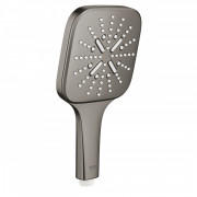 Душевая лейка Grohe Rainshower SmartActive Cube 130 3-режимная темный графит матовый 26582AL0