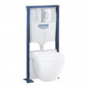 Комплект инсталляции Grohe Solido 5в1 с унитазом Euro Ceramic Rimless Soft close 39697000