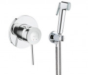 Гигиенический душ со смесителем скрытого монтажа Grohe BauClassic с New Tempesta-F хром UA11104800