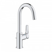 Смеситель для раковины Grohe Eurosmart с донным клапаном хром 23537003