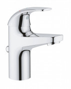 Смеситель для раковины Grohe Start Curve с донным клапаном хром 23765000