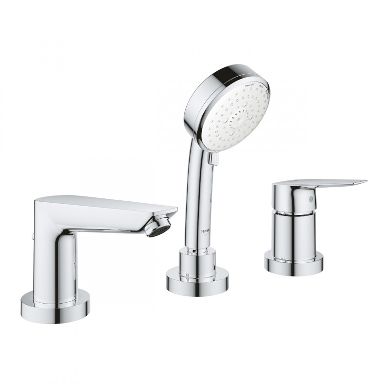 Смеситель на борт ванны Grohe BauEdge на 3 отверстия хром 2511710A