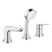 Смеситель на борт ванны Grohe BauEdge на 3 отверстия хром 2511710A