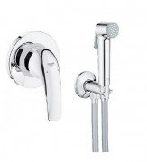 Гигиенический душ со смесителем скрытого монтажа Grohe BauCurve с Tempesta-F Trigger Spray хром UA12104400